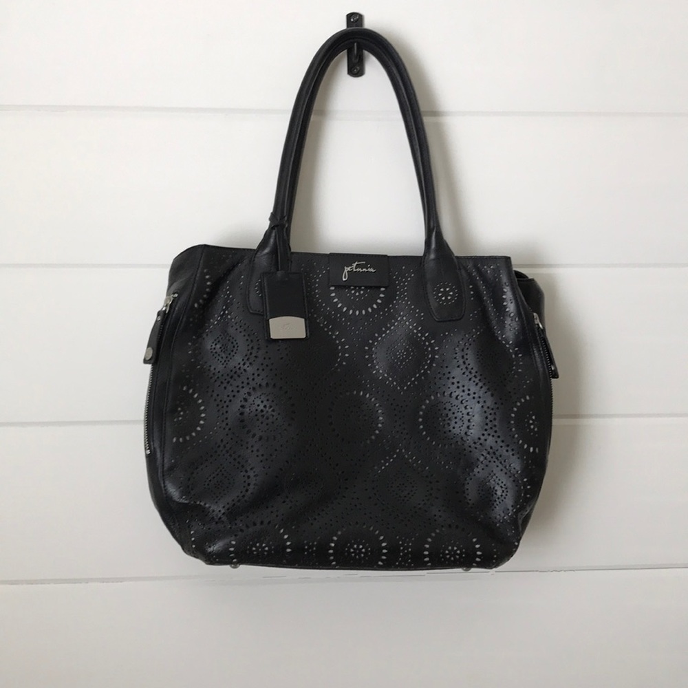 NWOT Petunia Pickle Bottom Leather Diaper Bag